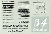 Dry ink brushes VOL.2 scatter&lines, a Brush Add-On by Guerillacraft (Thumbnail 5 of 5)