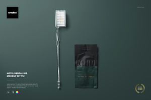 Hotel Dental Kit Mockup Set v.2, a Merchandise Mockup by creatsy5