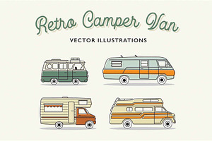 Retro Camper Vans