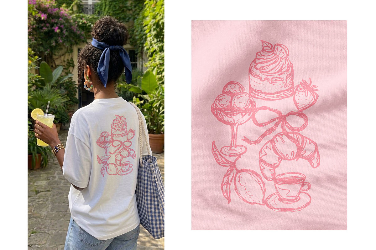 Mediterranean Mood - Line Collection, a Food Illustration by Svitlana Kharchuk (Photo 10 of 12)