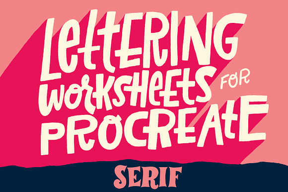 Serif Lettering Worksheet preview 8