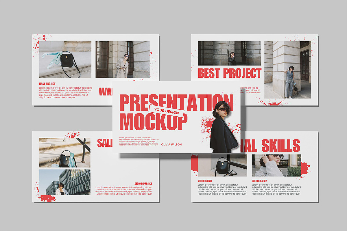 Presentation Mockup, a Wearable Device Mockup by ZifaraDesign (Photo 3 of 5)