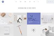 M - Minimal Portfolio Template, a Landing Page Template by bigpsfan's SHOP (Thumbnail 2 of 18)