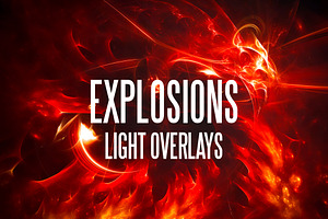 72 Fire Fractal Light Leaks Overlays