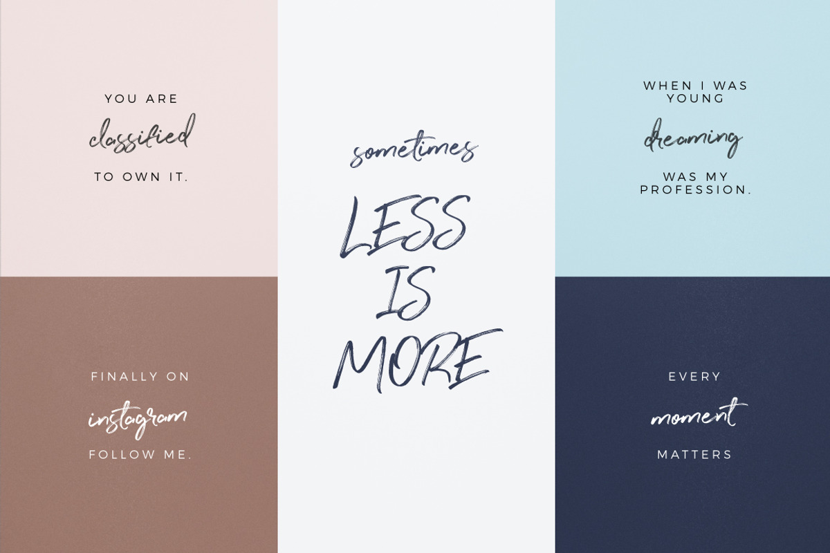 Perfect Sunset Typeface preview 2