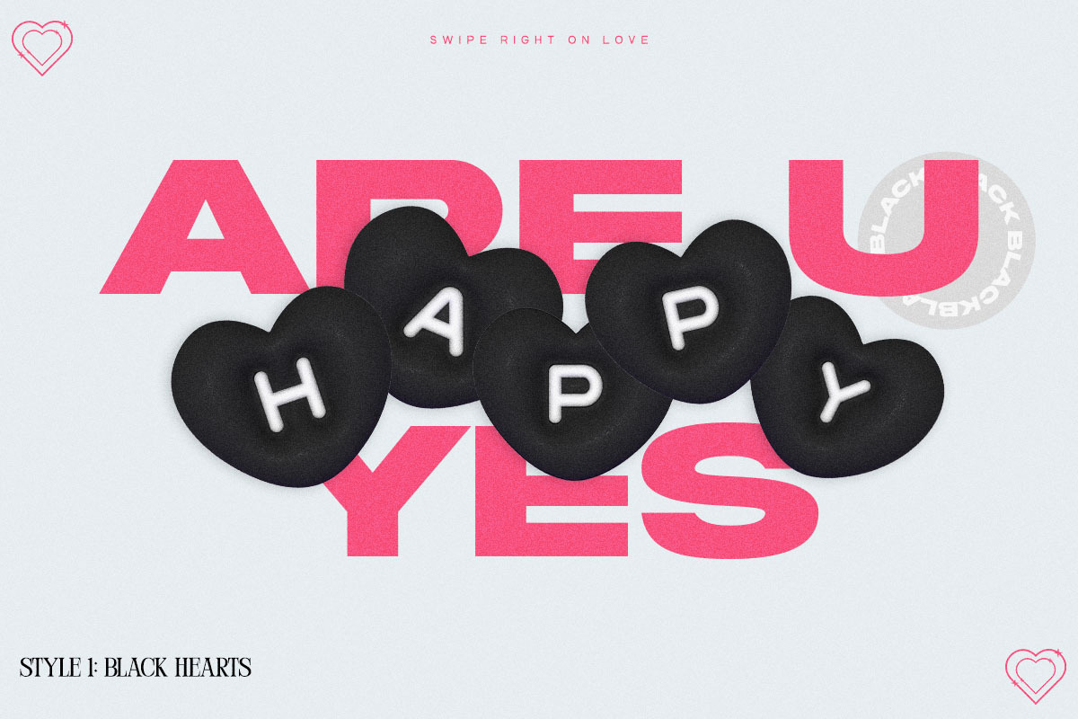 Sweet Talk 3D Hearts, an Object Graphic by saintricchi (Photo 2 of 7)