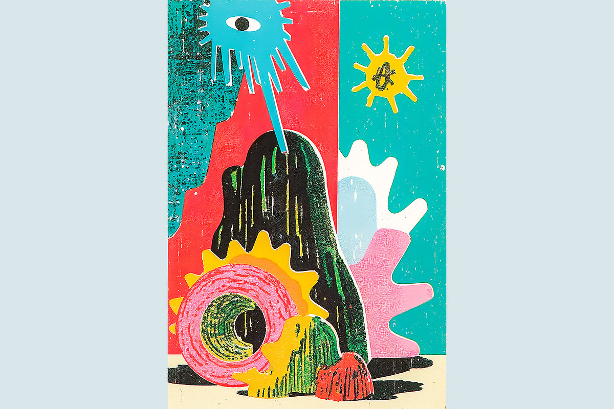 Abstract Risograph Print Bundle, a Decorative Illustration by StockVerse Creative (Photo 3 of 4)