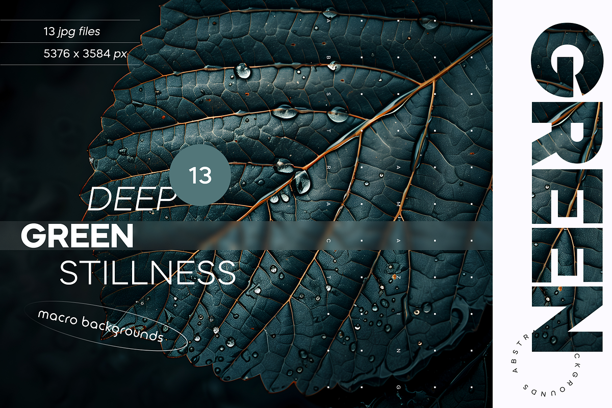 Deep Green Stillness, a Wallpaper Graphic by Lumeno (Photo 1 of 4)