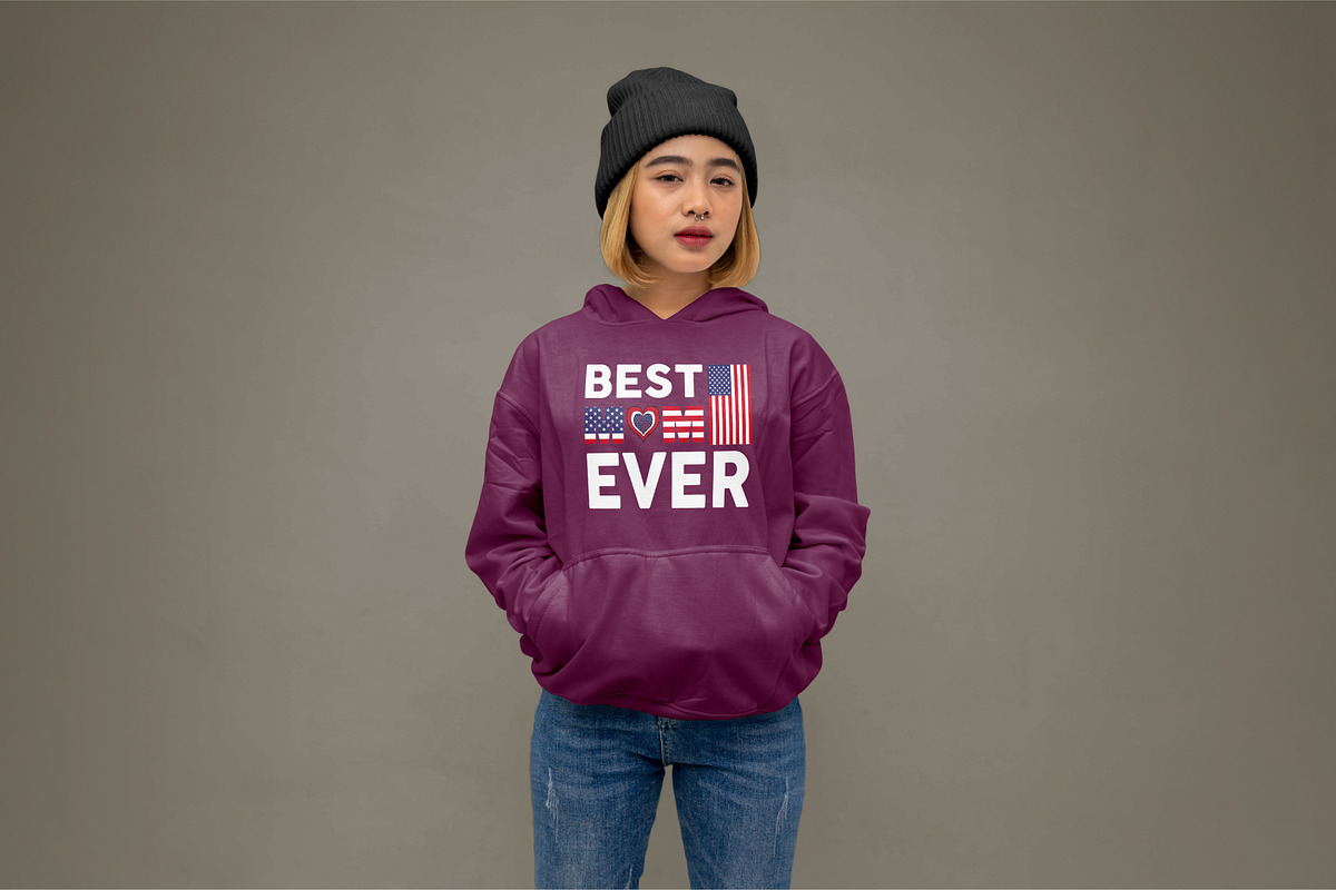 Best Mom Ever Shirt Design, a Graphic by Vector Portal (Photo 2 of 5)