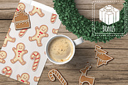 Vector cookies set + bonus, a Decorative Illustration by Zhemchuzhina (Thumbnail 1 of 11)