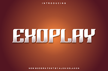 Exoplay Font