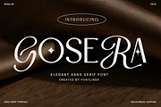 Gosera - Elegant Sans Serif, a Sans Serif Font by Font Liner (Thumbnail 1 of 13)
