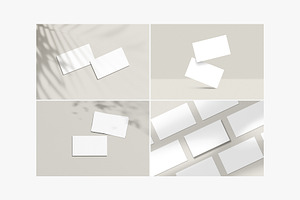 Minimalist Business Card Mockup Set