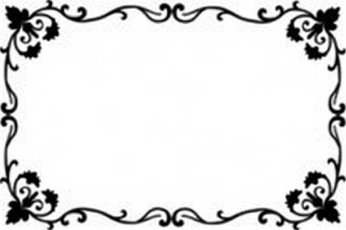 Elegant Border Silhouette Set, an Illustration by musafir_fashion (Photo 5 of 9)