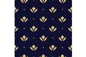 Flower geometric pattern. Seamless, a Decorative Illustration by RODINA