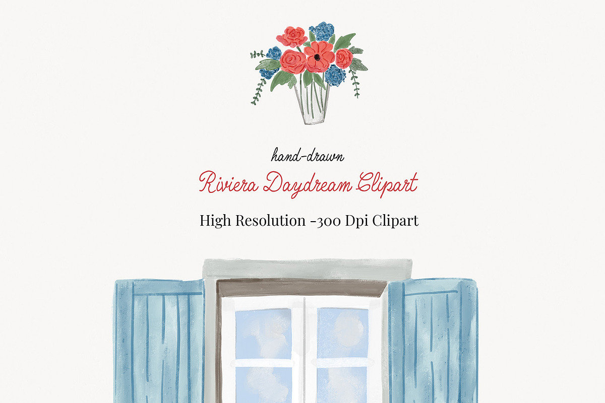 Riviera Summer Illustration & Frames, a Seasonal Illustration by Essentially Nomadic (Photo 10 of 10)