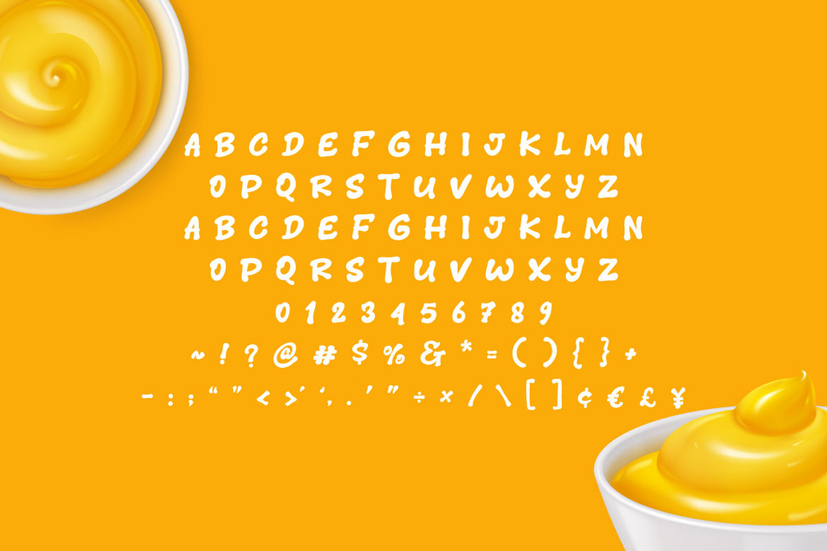 Chicken Mayo - Handmade Cartoon Font, a Sans Serif Font by Mightyfire (Photo 5 of 5)
