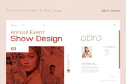 Abro Sans Modern Font Family 60% OFF, a Sans Serif Font by afahmy (Thumbnail 3 of 8)