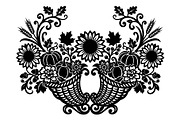 Elegant Floral Pumpkin Cornucopia, an Object Graphic by Gfx_Store (Thumbnail 15 of 16)