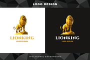Polygonal Golden Lion logo, a Branding & Logo Template by SODESIGN (Thumbnail 2 of 3)