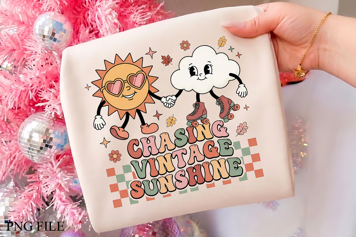 Chasing Vintage Sunshine PNG Design, a Seasonal Illustration by CrexoraLab (Photo 1 of 4)