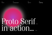Proto Serif Medium, a Serif Font by Bukva™ Type Foundry (Thumbnail 8 of 13)