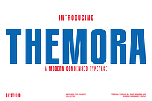 Themora - Modern Condensed Font