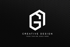 Minimal Letter GN Logo Design, a Branding & Logo Template by SaaDesigns