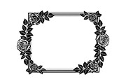 Floral Decorative Frame Vector Bundl, an Illustration by musafir_fashion (Thumbnail 23 of 51)