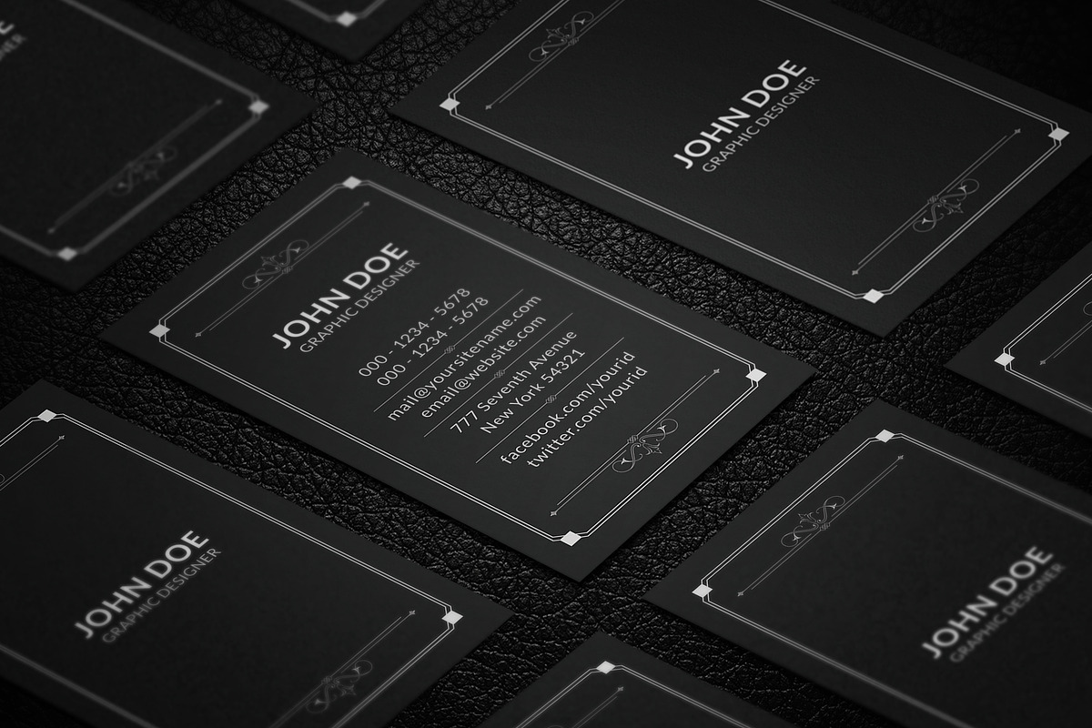Elegant Vertical Business Cards, a Business Card Template by Galaxiya (Photo 4 of 8)
