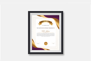 Modern Certificate Design Template