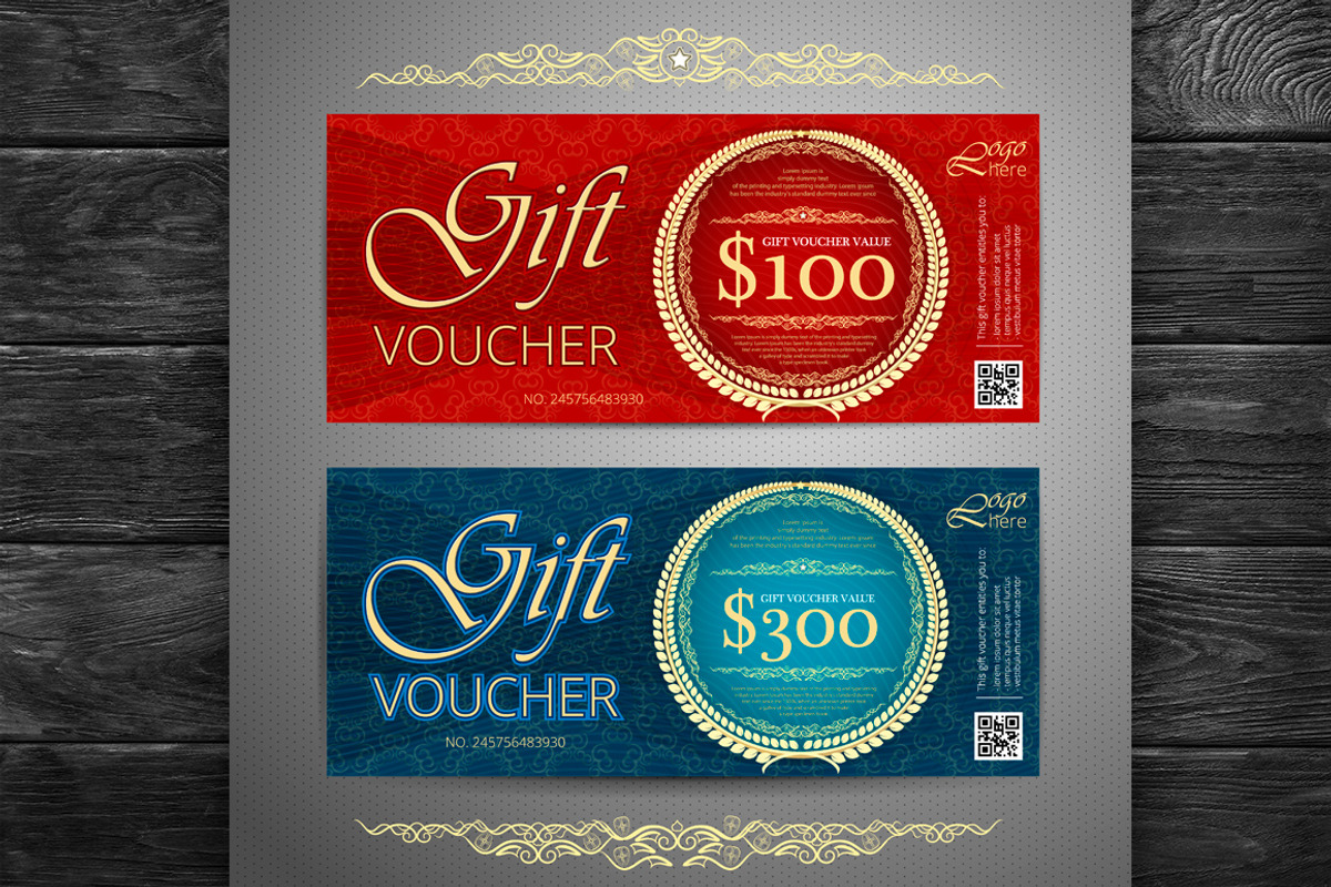 Vector Vouchers MEGA Bundle, an Invitation Template by leezarius (Photo 12 of 14)