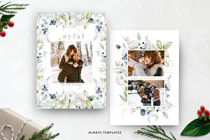 Christmas Card Template CC071