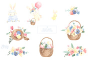 EASTER clipart. Watercolor set, an Animal Illustration by OlliArtDesign (Thumbnail 6 of 12)