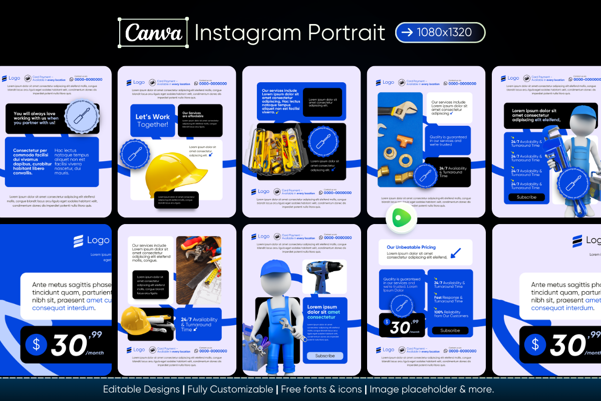 Home Hero – Canva Marketing Template, a Social Media Template by Exceptionalways (Photo 2 of 5)