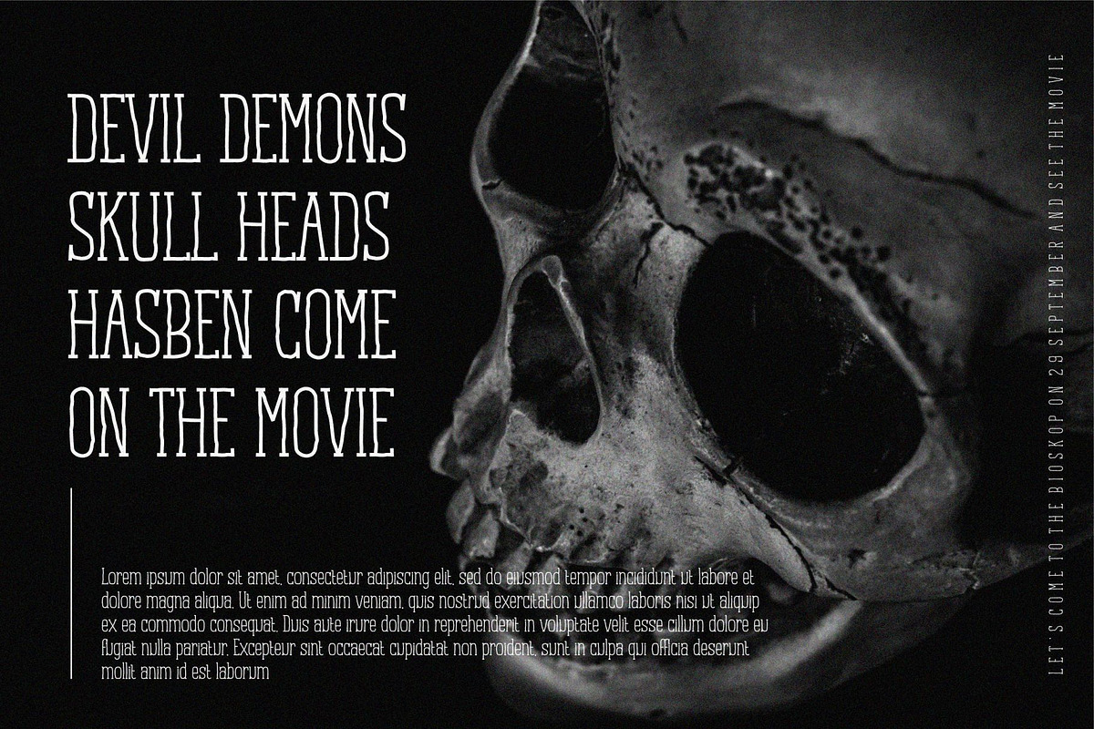 Ghosted Mermaid - Tiny Display Font, a Slab Serif Font by Ermedia Studio (Photo 4 of 4)