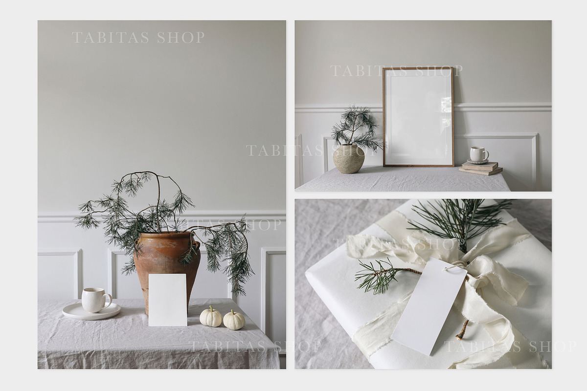 Elegant Christmas mockups & photos, a Household Mockup by Tabita's shop (Photo 5 of 10)