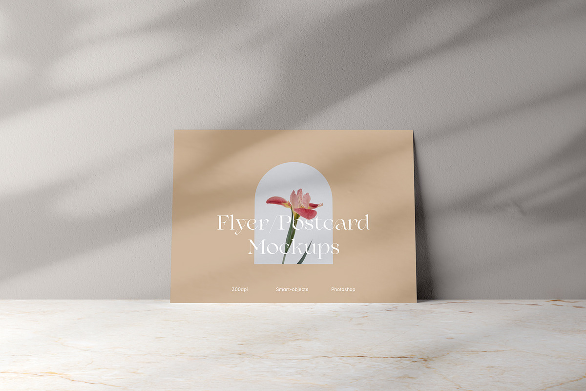 Flyer / Postcard Mockups, a Print Template by artimasa (Photo 2 of 4)