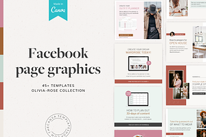 Olivia-Rose Facebook Page Templates