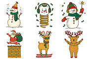 Playful Christmas Clipart, an Illustration by Daily.Designs (Thumbnail 2 of 5)