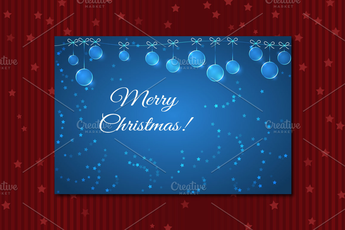 5 Christmas Backgrounds, an Illustration by Sunny Design (Photo 3 of 5)