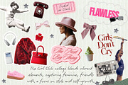 GIRLS CLUB: collage pack 150+, an Object Graphic by lerinartstudio (Thumbnail 3 of 9)
