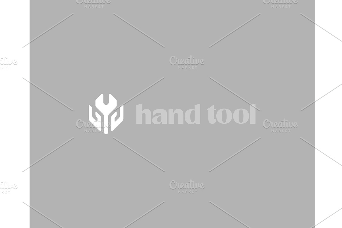 Wrench in hands logo. Universal, an Object Illustration by Bureau
