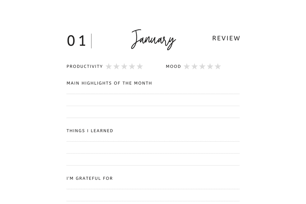365 Days Planner, a Stationery Template by Brand Your Biz Co. (Photo 7 of 11)