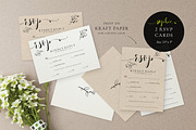 Wedding RSVP Card Template, Sophie, an Invitation Template by Alice Bluefox (Thumbnail 1 of 8)