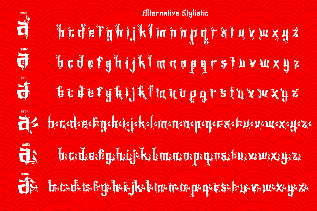 Kiyomori - Japanese Font, a Font by madeDeduk (Photo 7 of 8)