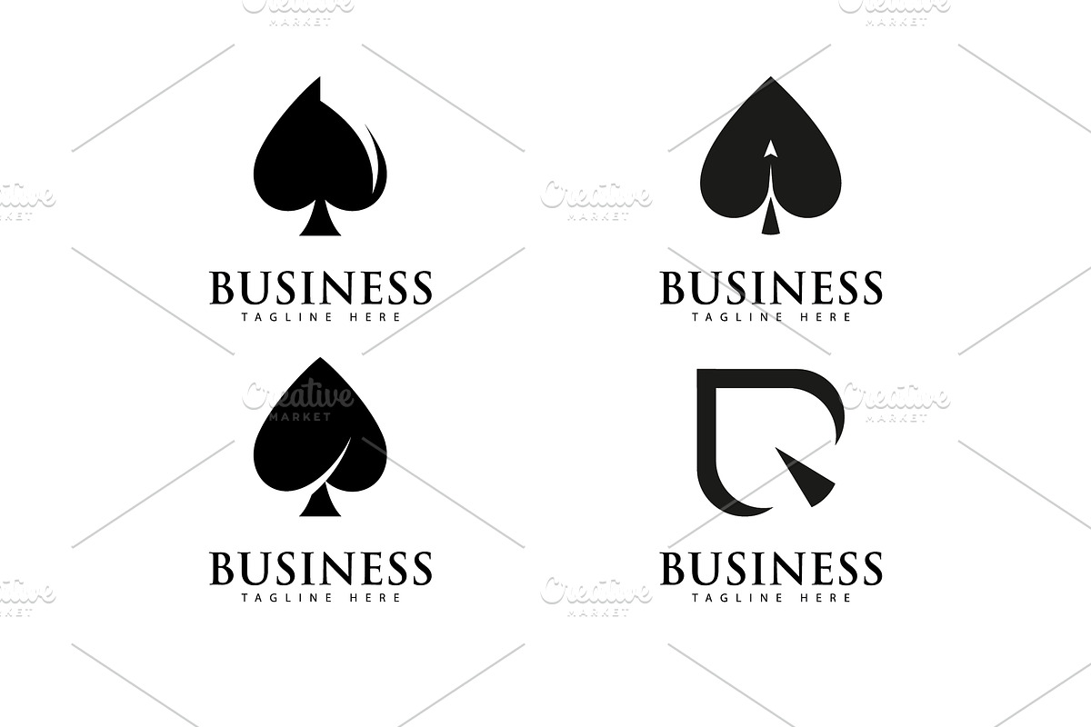 Poker logo vector template, Creative, a Graphic by T.Vooka