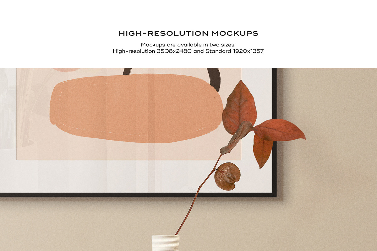 Trendy Frame Mockup Template Bundle, a Product Mockup by FoundImages (Photo 6 of 25)