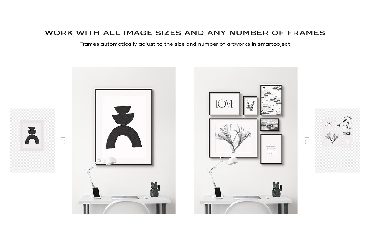 Minimal Frame Mockup Template Bundle, a Product Mockup by FoundImages (Photo 5 of 27)