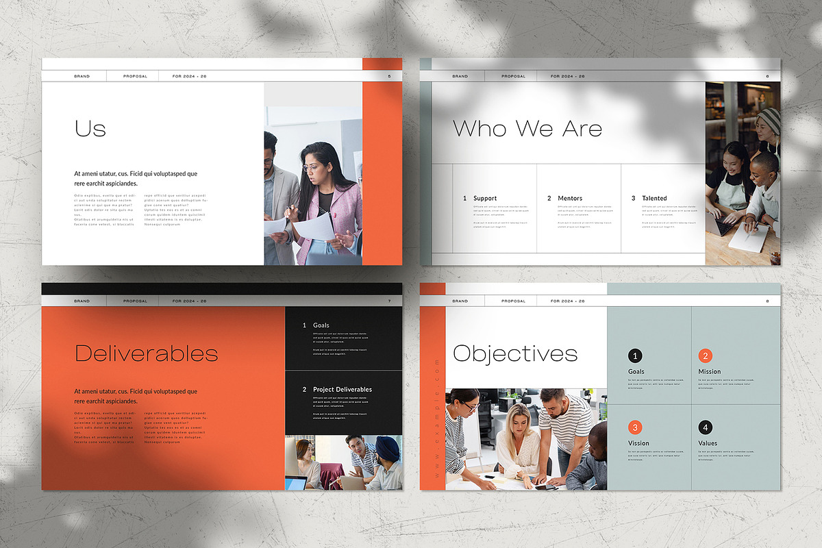 Brand Proposal Template, a Presentation Template by White Graphic (Photo 4 of 7)